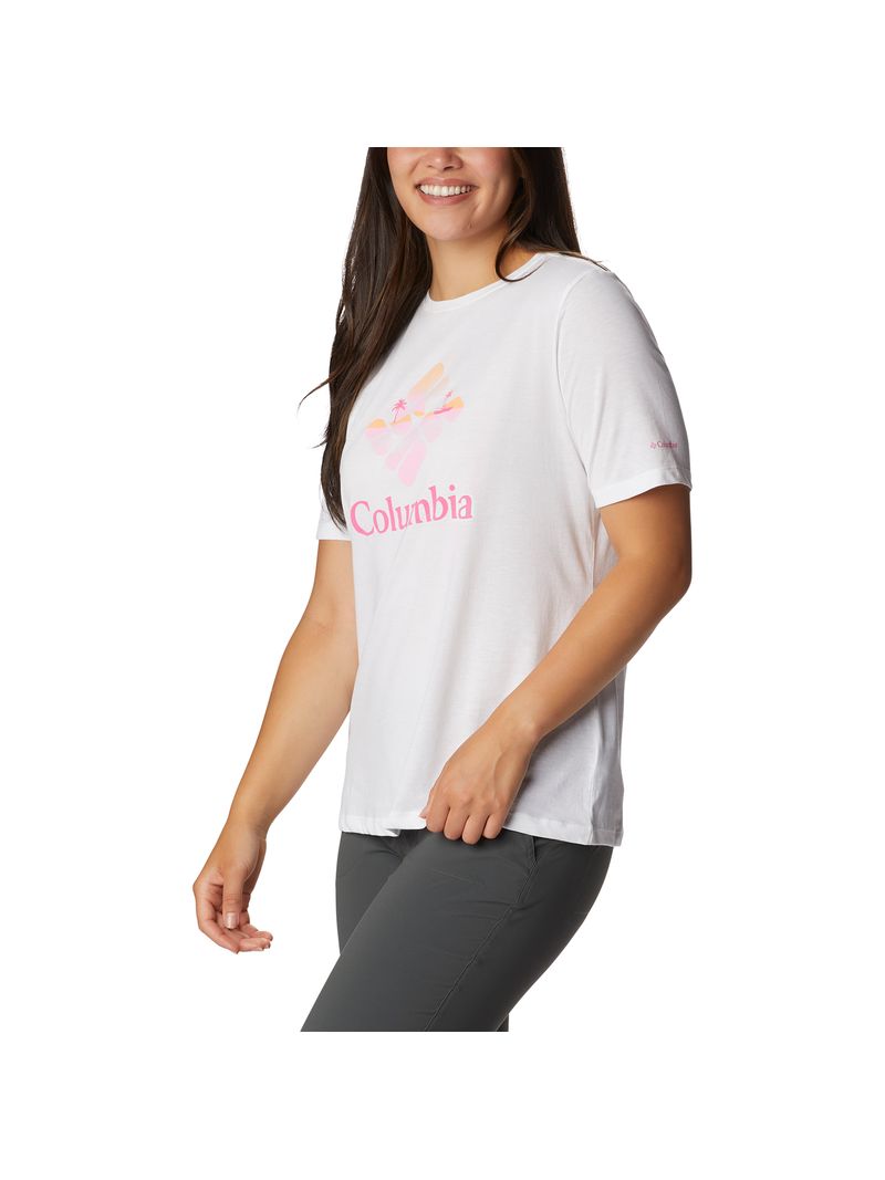 Polera Manga Corta Mujer Bluebird Day Relaxed Crew Neck Columbia