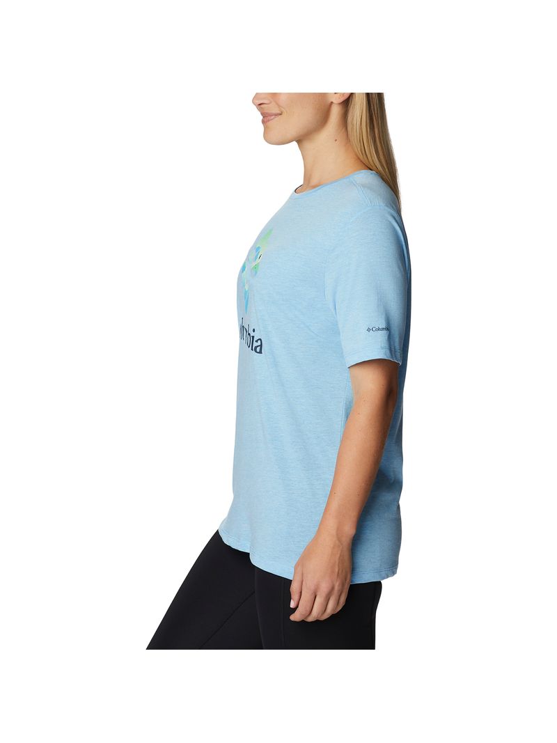 Polera Manga Corta Mujer Bluebird Day Relaxed Crew Neck Columbia