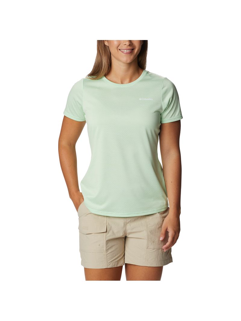 Polera Manga Corta Mujer Alpine Chill Zero Short Sleeve Tee Columbia