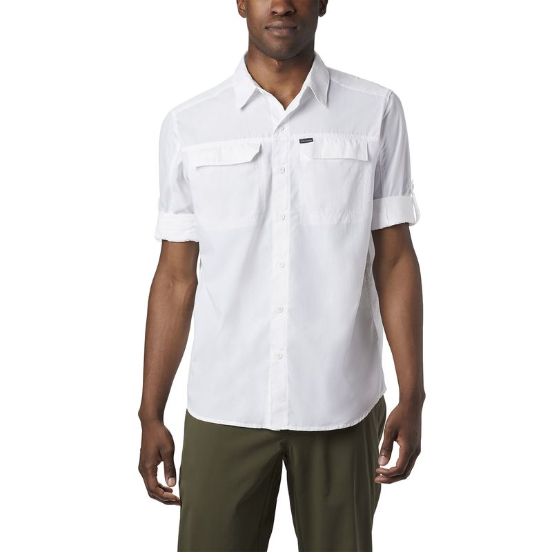 Camisa-Manga-Larga-Hombre-Silver-Ridge-2.0-Blanco-Columbia
