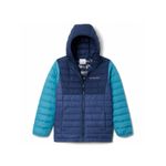 Parka-Niño-Powder-Lite-Hooded-Azul-Columbia