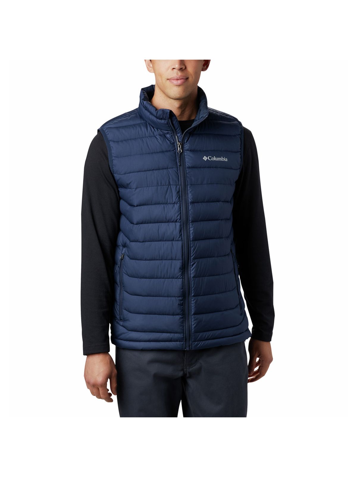 Parka Sin Mangas Hombre Powder Lite Azul Columbia