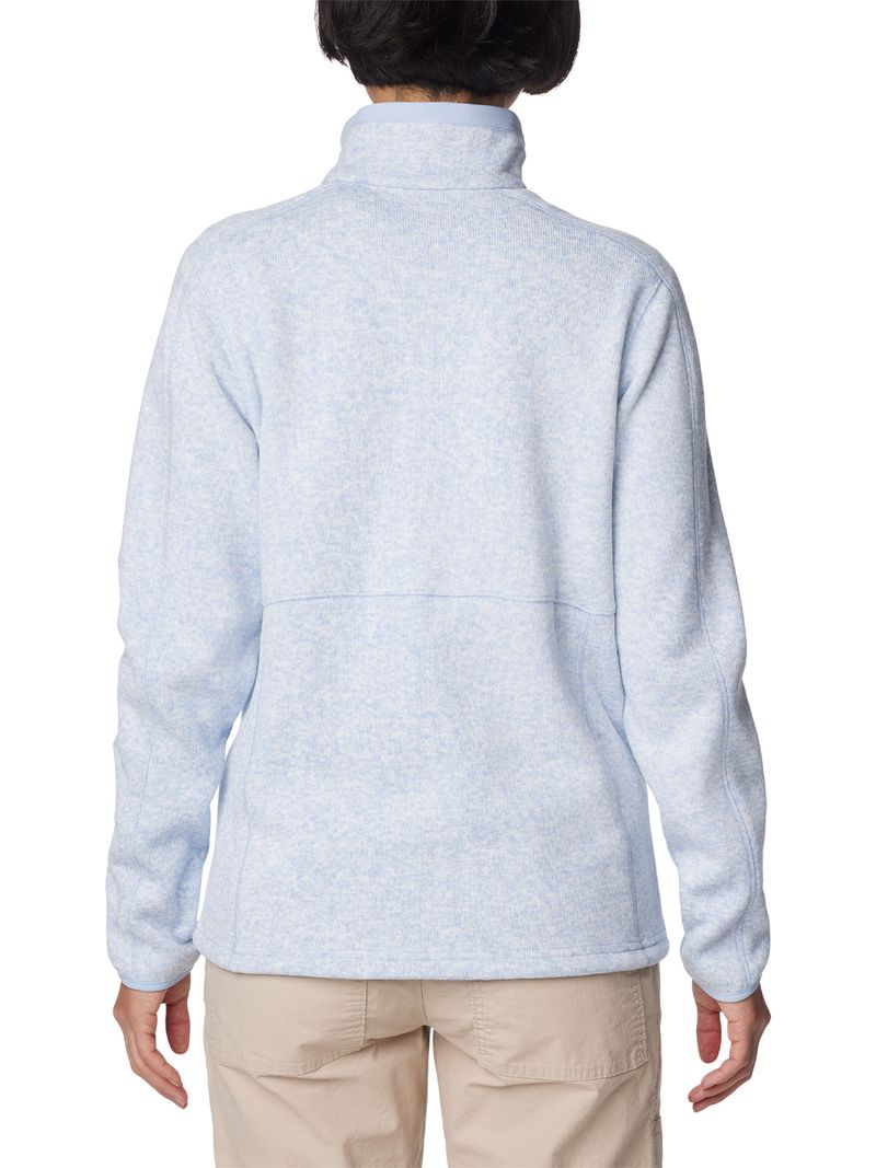 Polar Mujer W Sweater Weather Full Zip Celeste Columbia