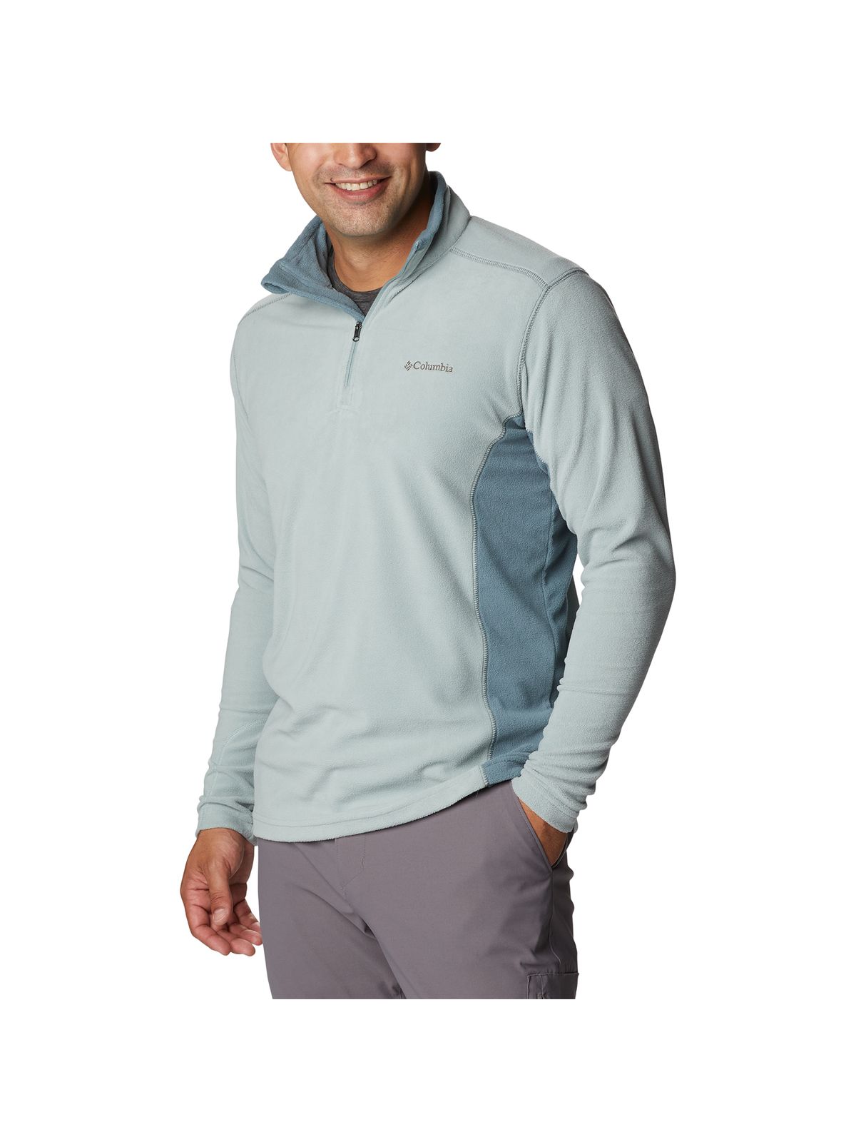 Columbia STEENS MOUNTAIN™ HALF ZIP - Sweat polaire - charcoal heather/gris foncé