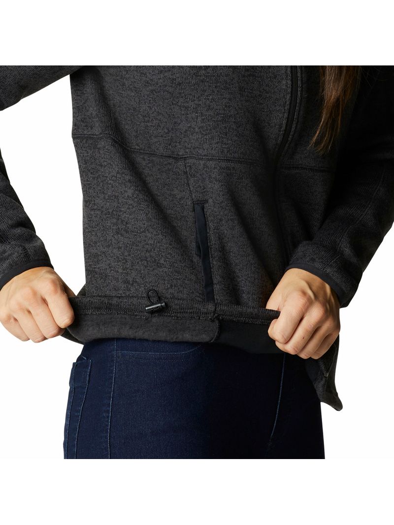 Polar Mujer W Sweater Weather Full Zip Negro Columbia