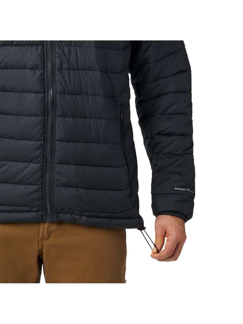 Parka Hombre Powder Lite Negro Columbia