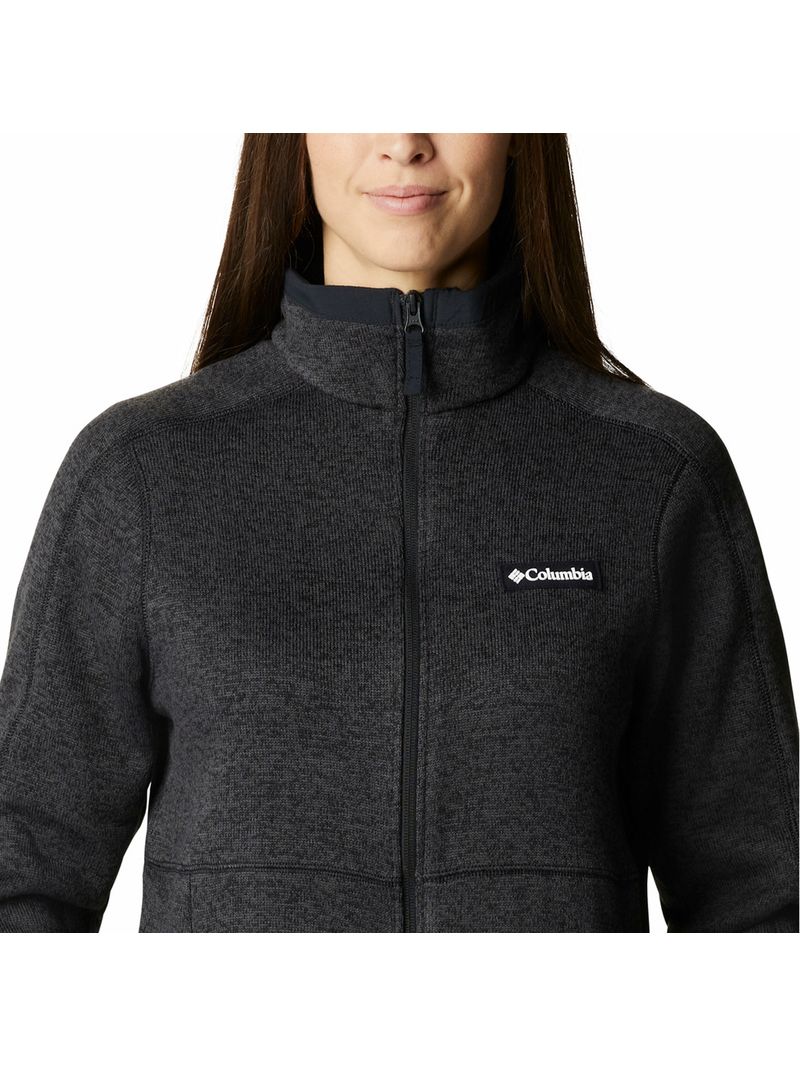 Polar Mujer W Sweater Weather Full Zip Negro Columbia