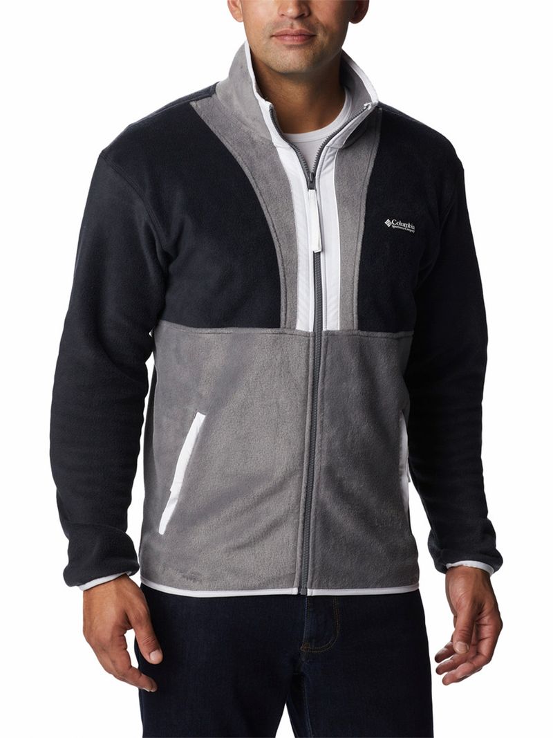 Polar Hombre Back Bowl Full Zip Negro Columbia