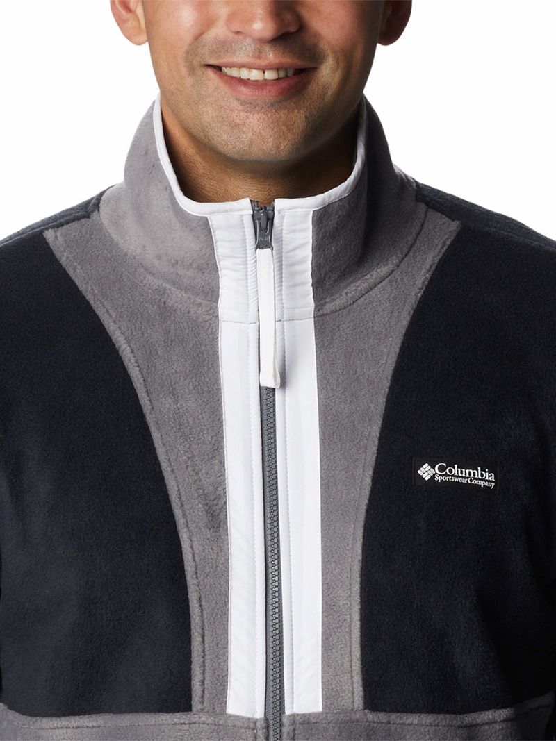 Polar Hombre Back Bowl Full Zip Negro Columbia