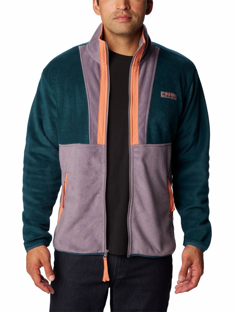 Polar Hombre Back Bowl Full Zip Azul Columbia