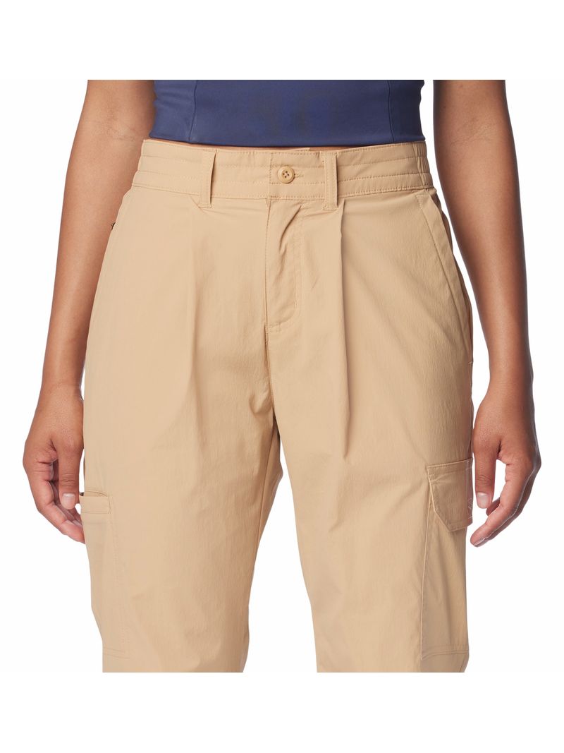 Pantalón De Nieve Mujer Boundless Trek Pleated Beige Columbia