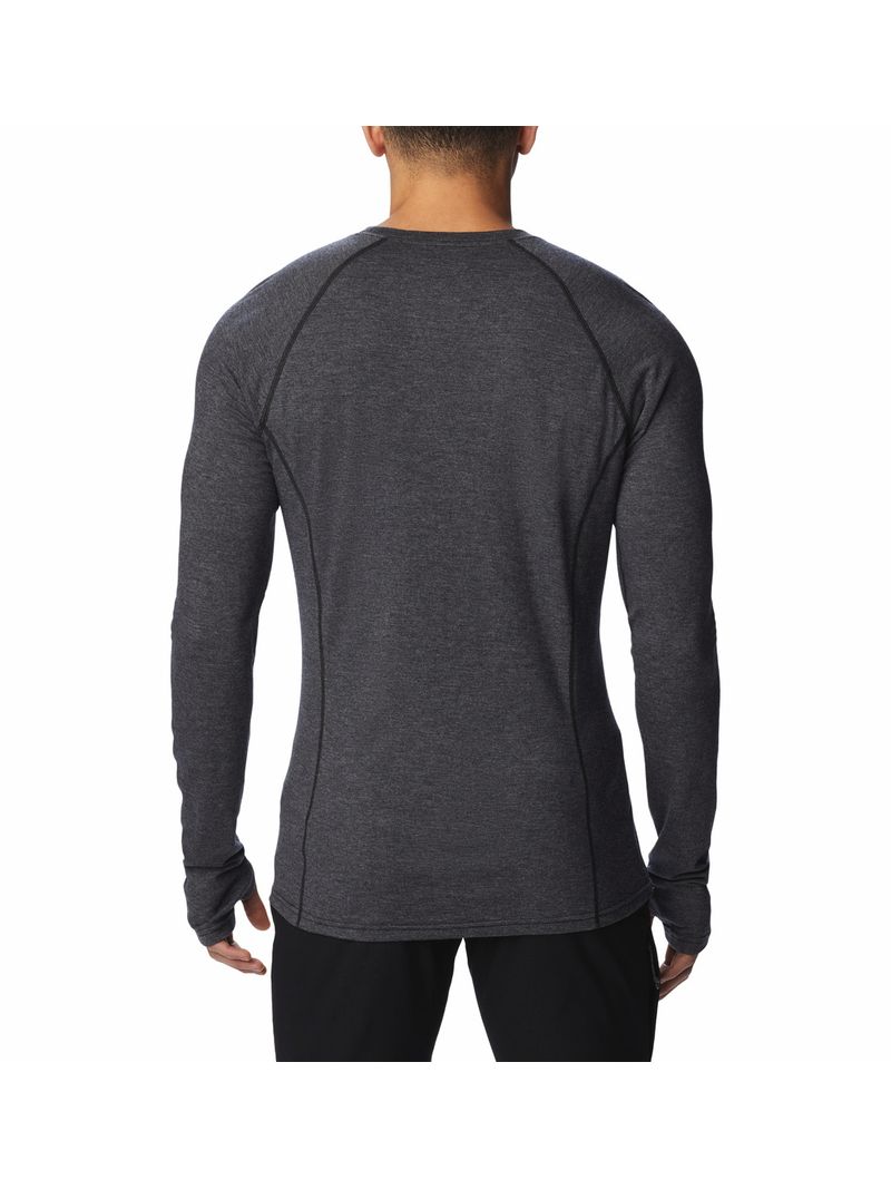 Primera Capa Polera Hombre Tunnel Springs Wool Crew Negro Columbia