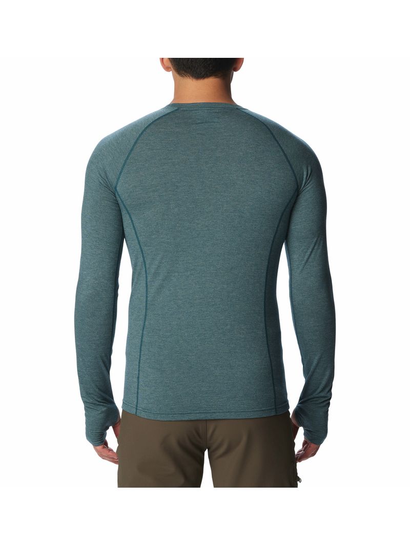 Primera Capa Polera Hombre Tunnel Springs Wool Crew Azul Columbia