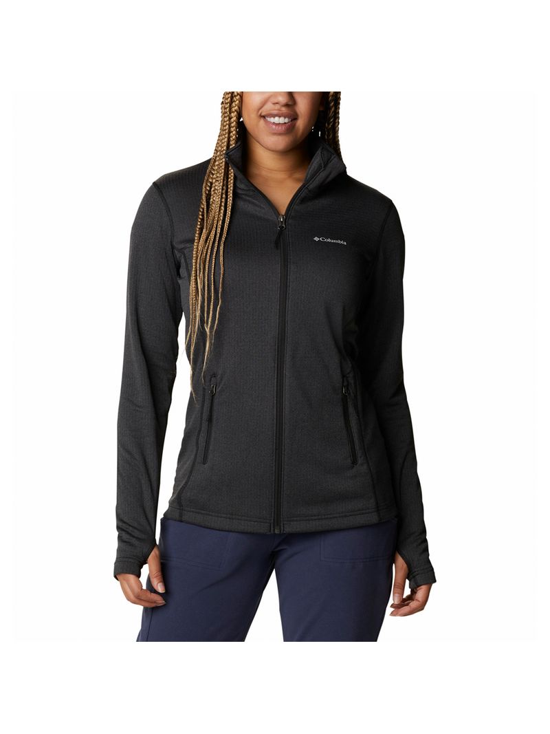 Polar Mujer W Park View Grid Full Zip Negro Columbia