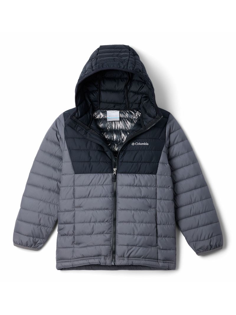 Parka Niño Powder Lite II Hooded Gris Columbia