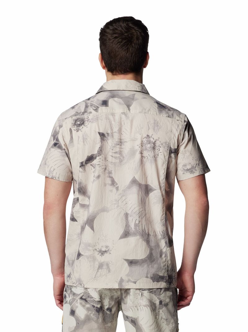 Camisa Manga Corta Hombre Painted Peak Beige Columbia