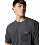 Polera-Manga-Corta-Hombre-Painted-Peak-Knit-Gris-Columbia