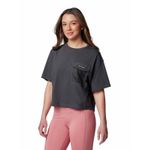 Polera-Manga-Corta-Mujer-Painted-Peak-Knit-Gris-Columbia