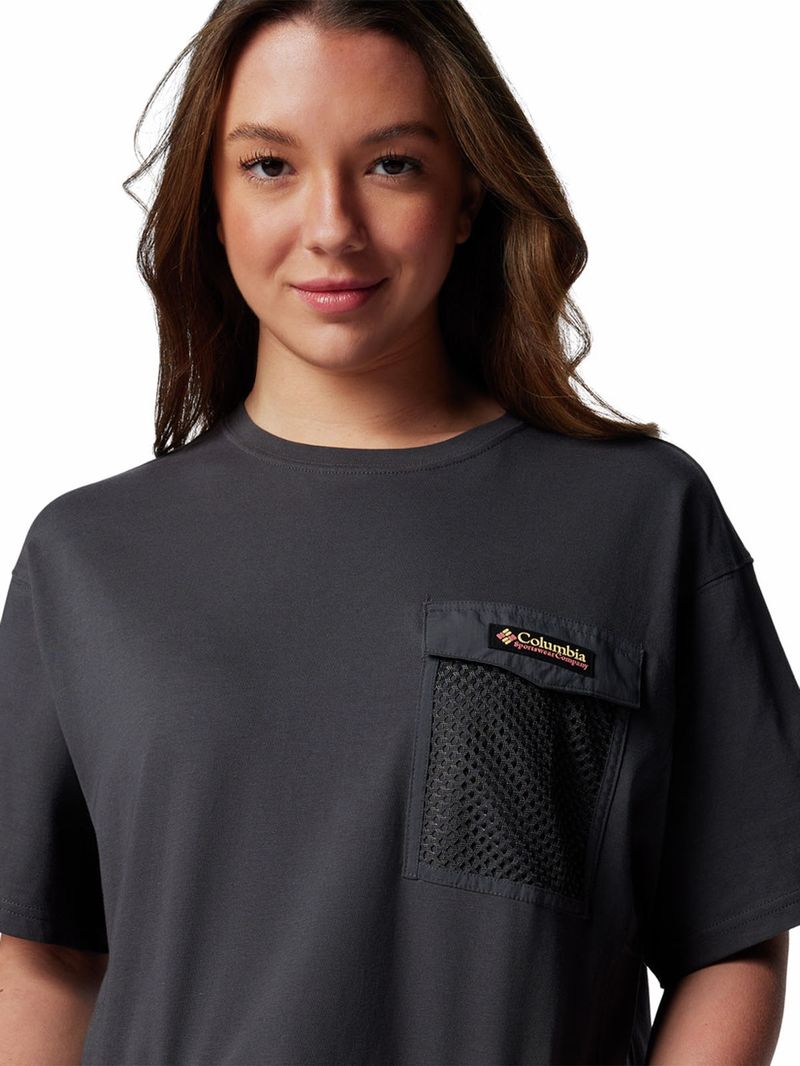 Polera-Manga-Corta-Mujer-Painted-Peak-Knit-Gris-Columbia