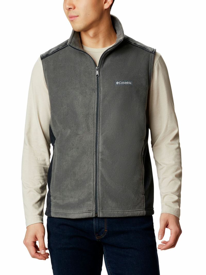 Polar Sin Mangas Hombre Steens Mountain Gris Columbia
