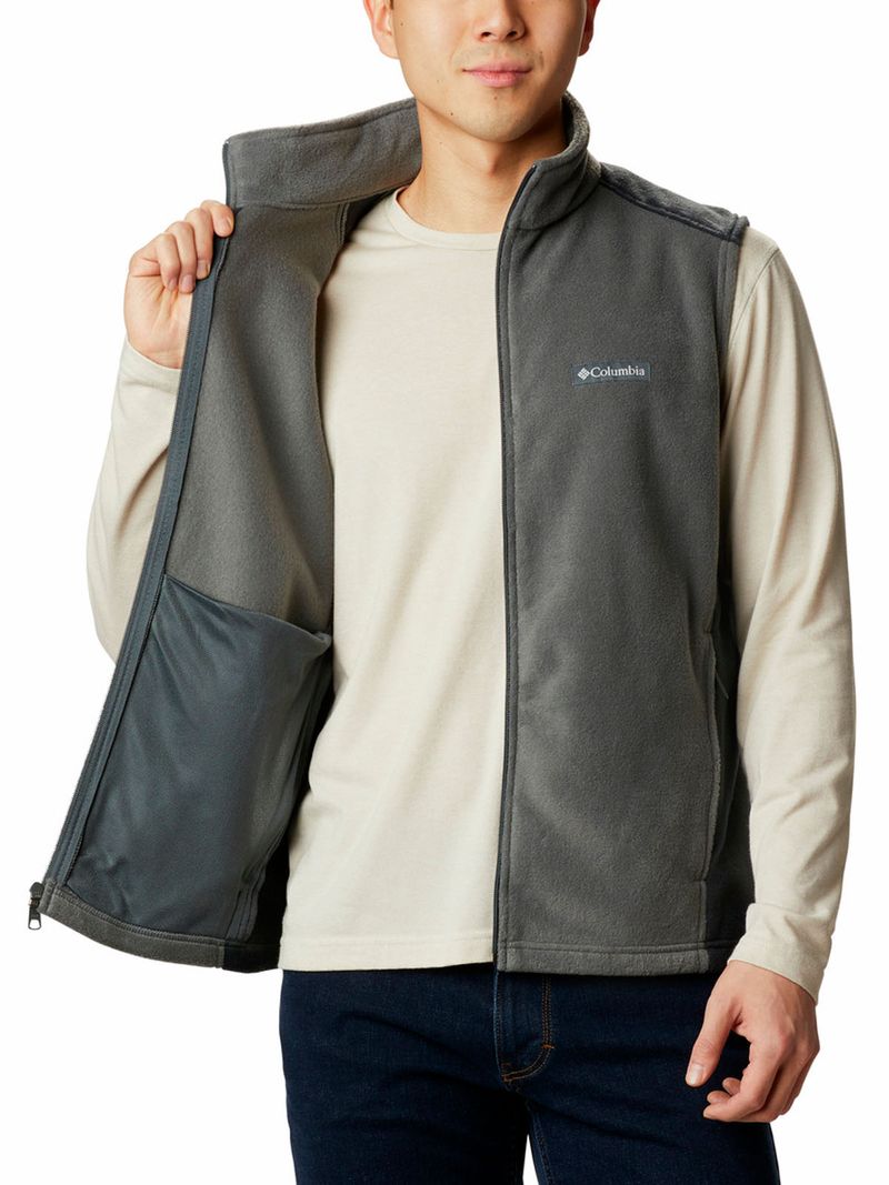 Polar Sin Mangas Hombre Steens Mountain Gris Columbia