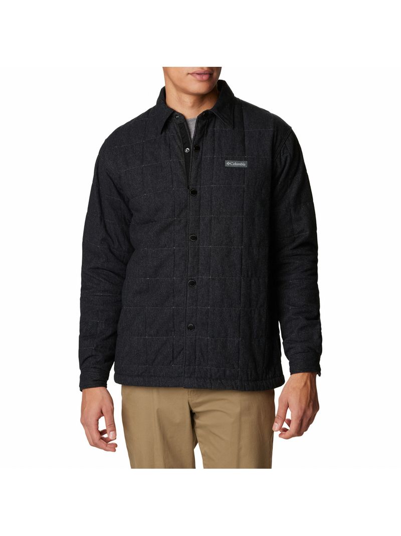 Camisa Manga Larga Hombre Landroamer Negro Columbia