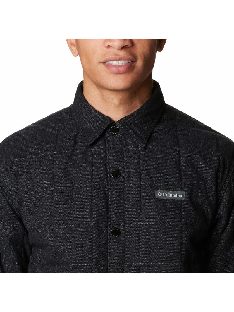 Camisa Manga Larga Hombre Landroamer Negro Columbia