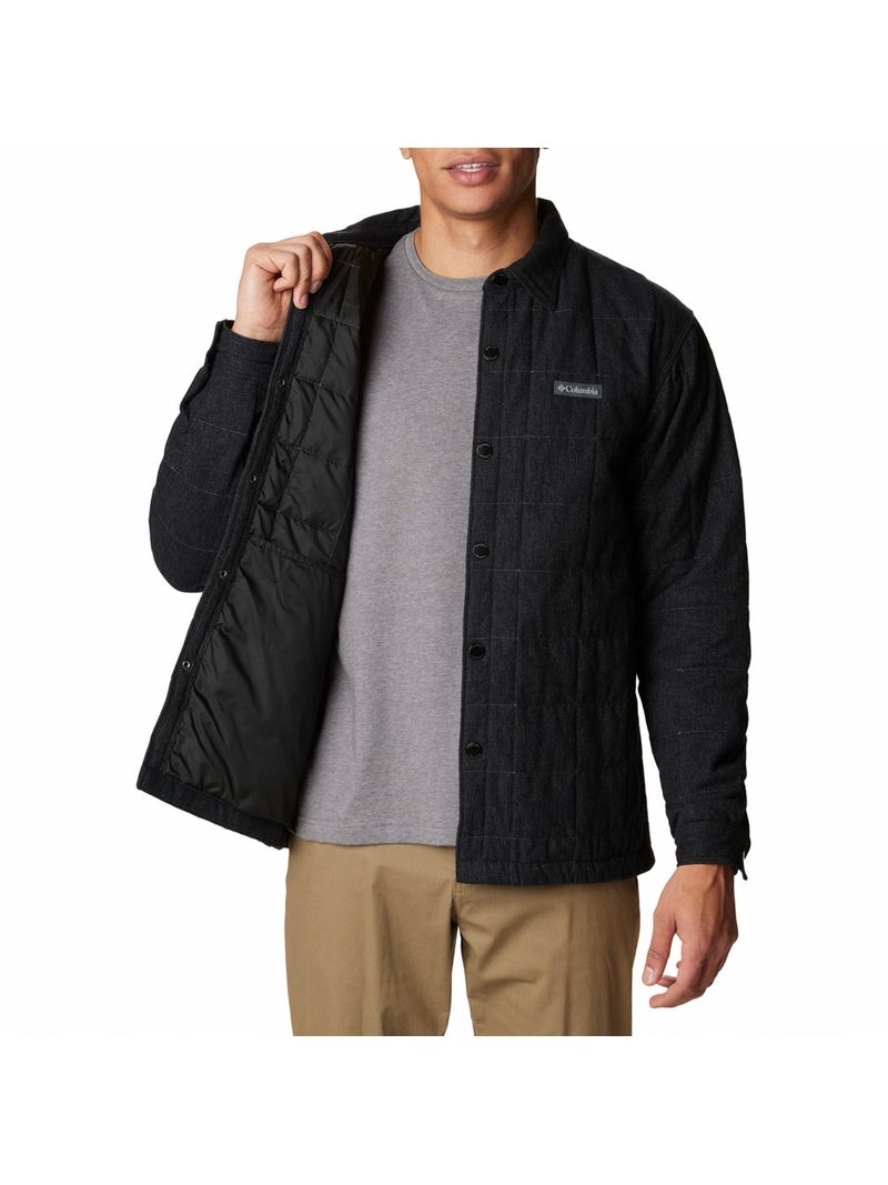 Camisa Manga Larga Hombre Landroamer Negro Columbia