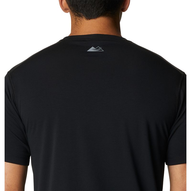 Polera-Manga-Corta-Hombre-Endle-Trail-Running-Negro-Columbia