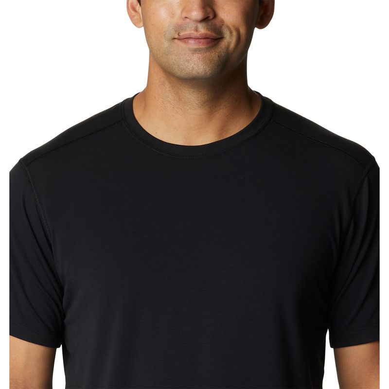 Polera-Manga-Corta-Hombre-Endle-Trail-Running-Negro-Columbia