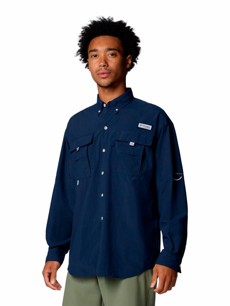 Camisa-Manga-Larga-Hombre-Bahama-II-Azul-Columbia