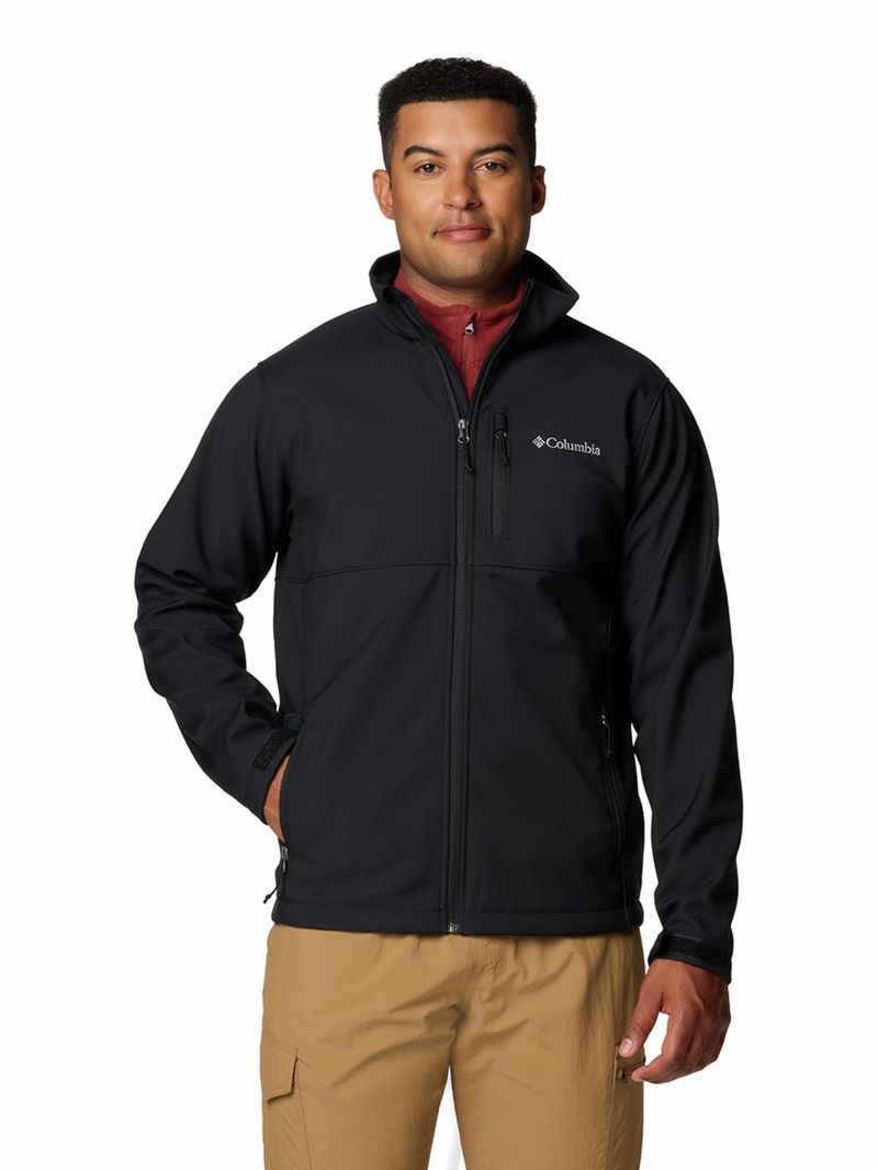 Chaqueta-Hombre-Ascender-Soft-Shell-Negro-Columbia