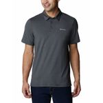 Polera-Manga-Corta-Hombre-Tech-Trail-Gris-Columbia