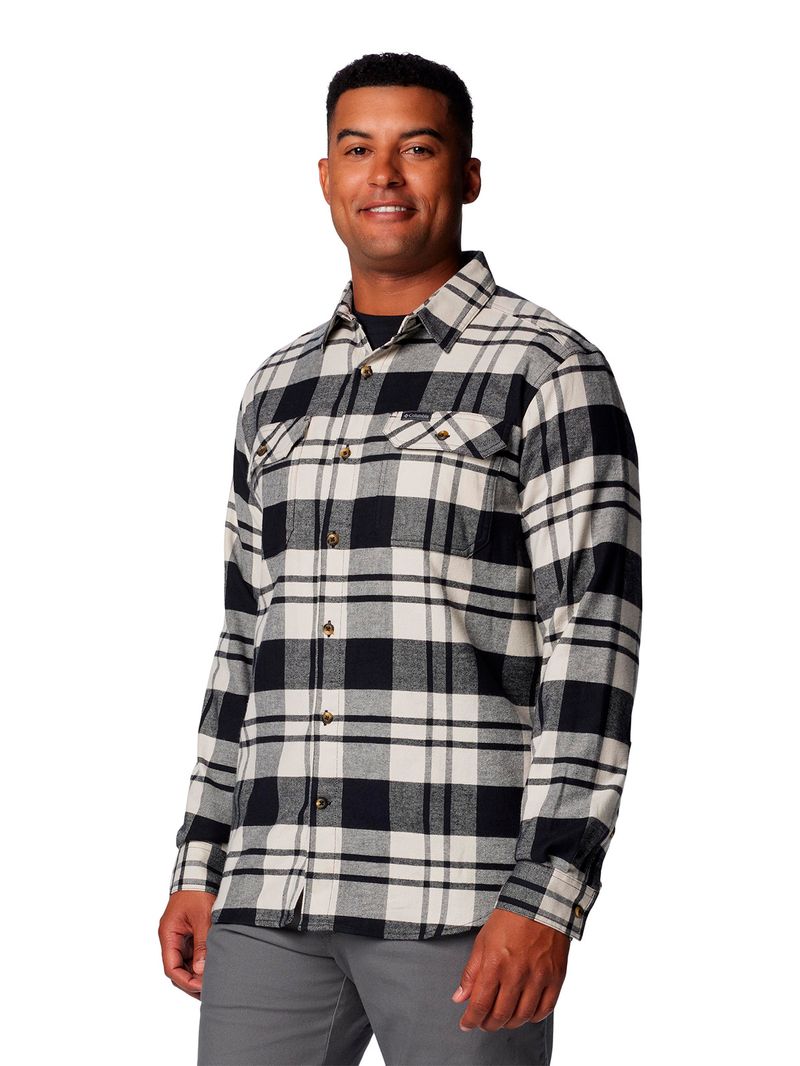 Camisa-Manga-Larga-Hombre-Flare-Gun-Stretch-Negro-Columbia