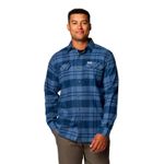 Camisa-Manga-Larga-Hombre-Flare-Gun-Stretch-Azul-Columbia