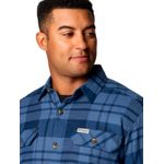 Camisa-Manga-Larga-Hombre-Flare-Gun-Stretch-Azul-Columbia