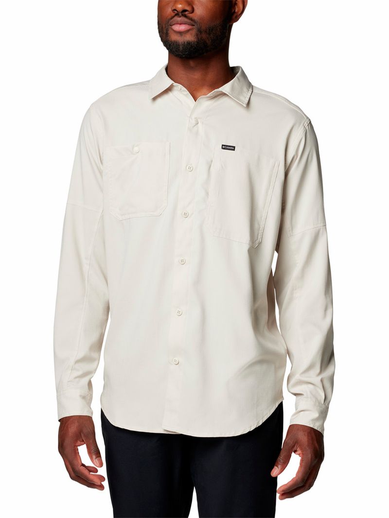 Camisa-Manga-Larga-Hombre-Silver-Ridge-Utility-Lite-Gris-Columbia