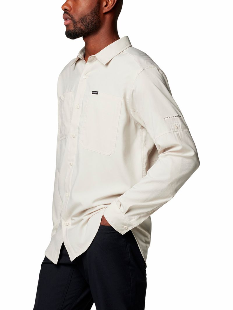 Camisa-Manga-Larga-Hombre-Silver-Ridge-Utility-Lite-Gris-Columbia
