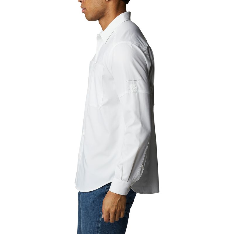 Camisa-Manga-Larga-Hombre-Silver-Ridge-Utility-Lite-Blanco-Columbia