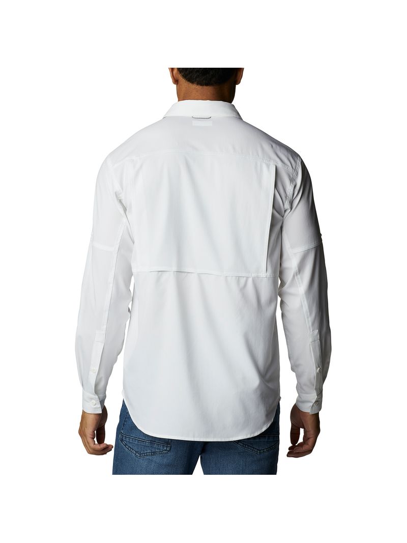 Camisa Manga Larga Hombre Silver Ridge Utility Lite Blanco Columbia