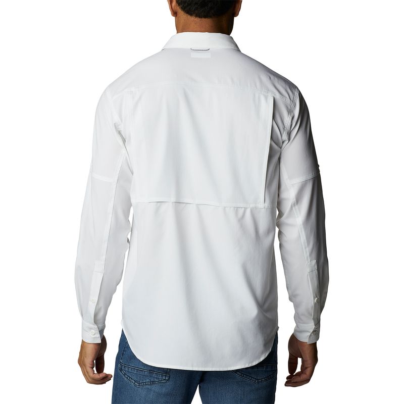 Camisa-Manga-Larga-Hombre-Silver-Ridge-Utility-Lite-Blanco-Columbia