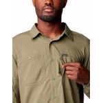 Camisa-Manga-Larga-Hombre-Silver-Ridge-Utility-Lite-Verde-Columbia