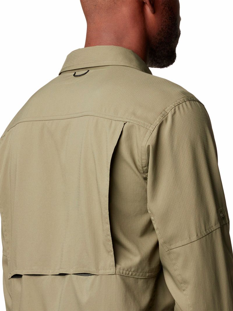 Camisa-Manga-Larga-Hombre-Silver-Ridge-Utility-Lite-Verde-Columbia