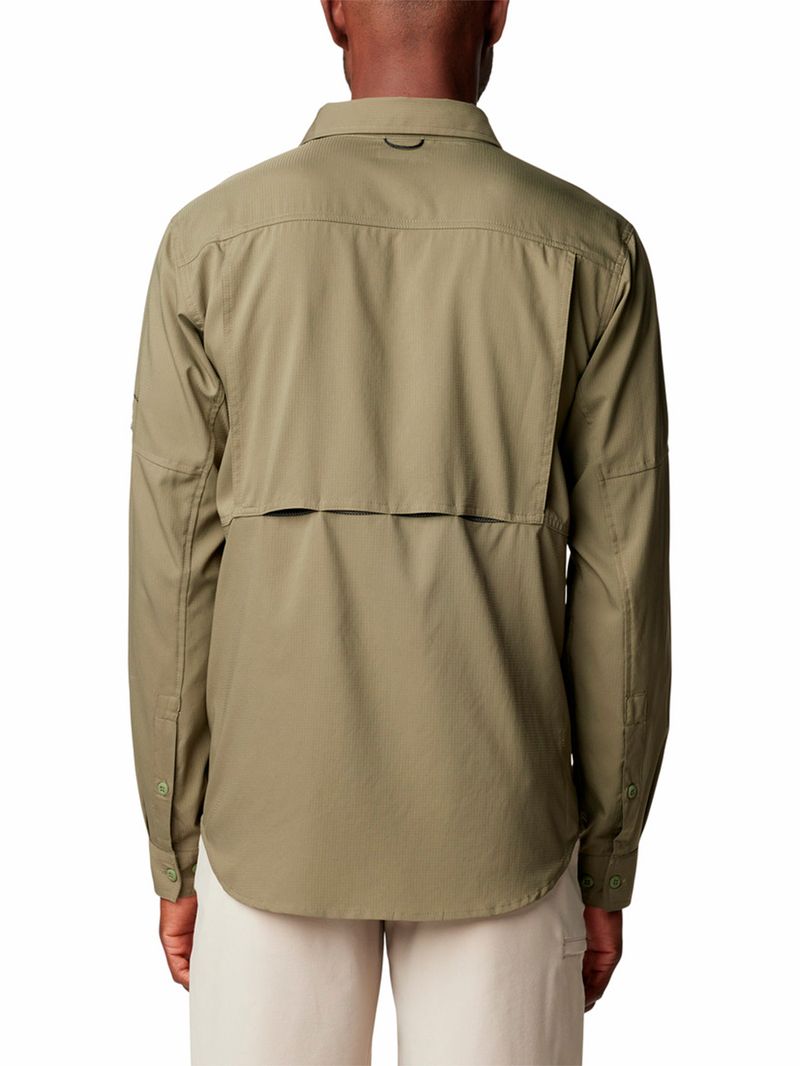 Camisa-Manga-Larga-Hombre-Silver-Ridge-Utility-Lite-Verde-Columbia