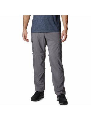 Pantalón Hombre Silver Ridge Utility Convertible Gris Columbia
