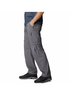 Pantalón Hombre Silver Ridge Utility Convertible Gris Columbia