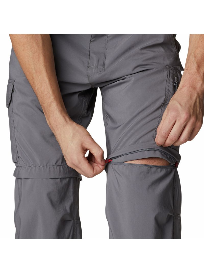 Pantalón Hombre Silver Ridge Utility Convertible Gris Columbia