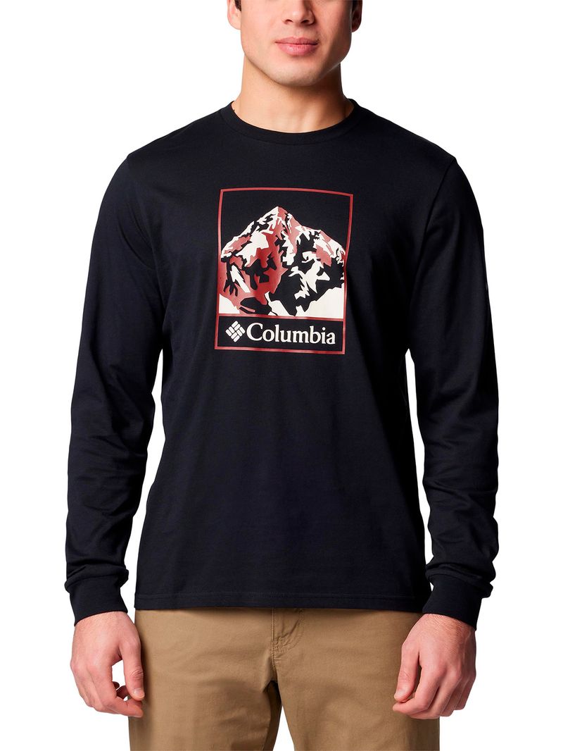Polera-Manga-Larga-Hombre-Csc-Seasonal-Logo-Negro-Columbia