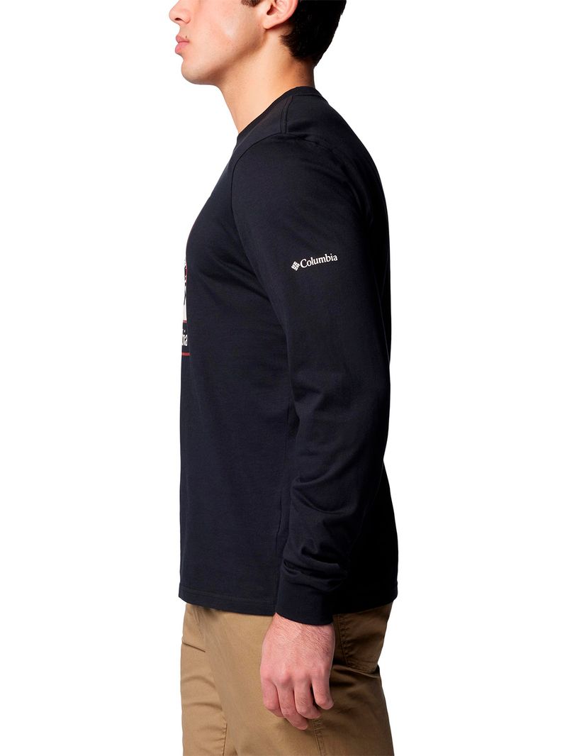 Polera-Manga-Larga-Hombre-Csc-Seasonal-Logo-Negro-Columbia