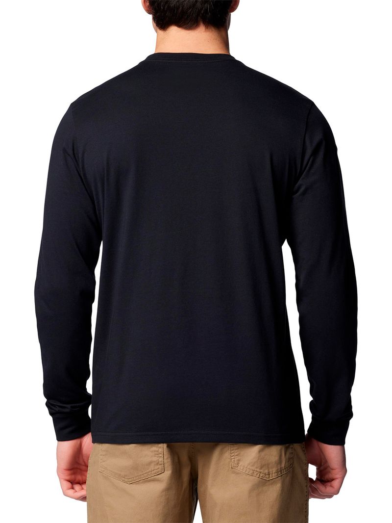 Polera-Manga-Larga-Hombre-Csc-Seasonal-Logo-Negro-Columbia